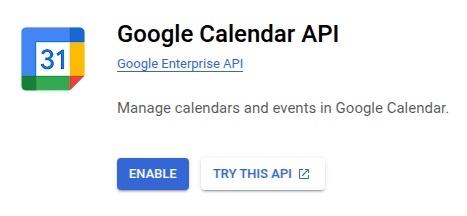 enable-google-cal-api